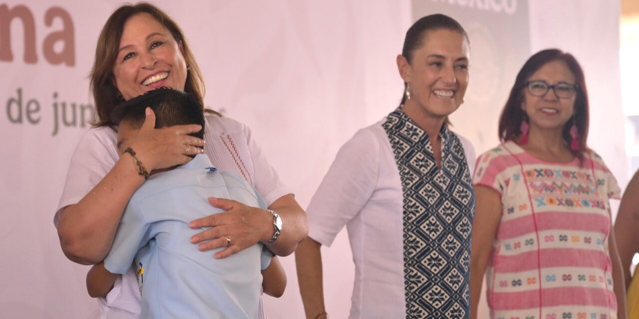 Que ningún niño ni niña se quede sin ir a la escuela: Rocío Nahle respalda entrega de becas Rita Cetina