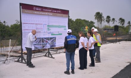 Avance del 72.3% y conclusión en julio para el Distribuidor vial de Veracruz