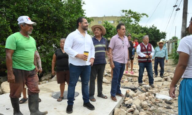 Llevará Pedro Miguel Rosaldo fresado a todas las zonas bajas no regularizadas de Coatzacoalcos