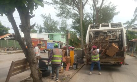 Suman 87 toneladas de cacharros retirados en tres Jornadas de Descacharrización en Coatzacoalcos