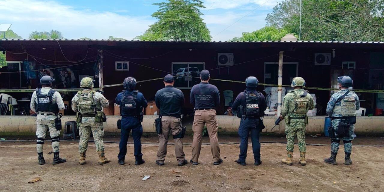 SSP y fuerzas federales aseguran armamento, granadas y droga en Tierra Blanca