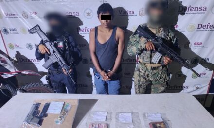 SSP y fuerzas federales aseguran más de 36 kilogramos de posibles narcóticos
