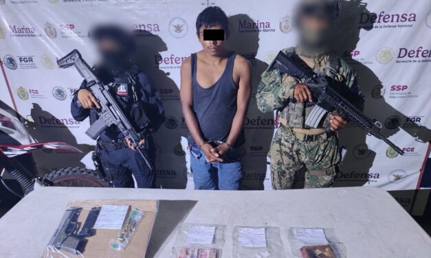 SSP y fuerzas federales aseguran más de 36 kilogramos de posibles narcóticos