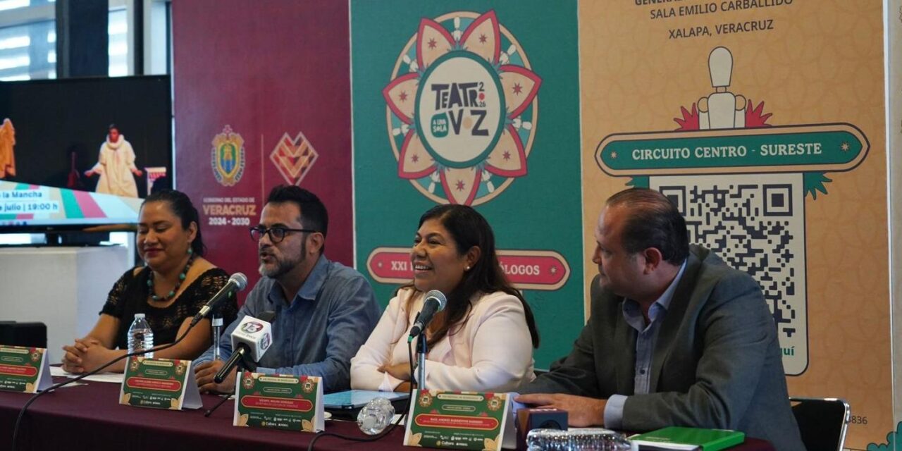 Veracruz se suma al XXI Festival de Monólogos Teatro a Una Sola Voz 2026