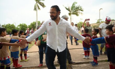 “Que ruede el balón”: inauguran canchas rehabilitadas del Mundial Social 2026 en Coatzacoalcos