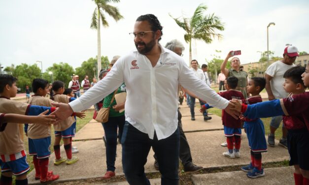 “Que ruede el balón”: inauguran canchas rehabilitadas del Mundial Social 2026 en Coatzacoalcos