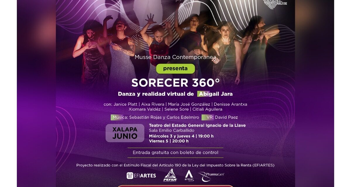 Performance SORECER 360°. Danza y realidad virtual, en el Teatro del Estado