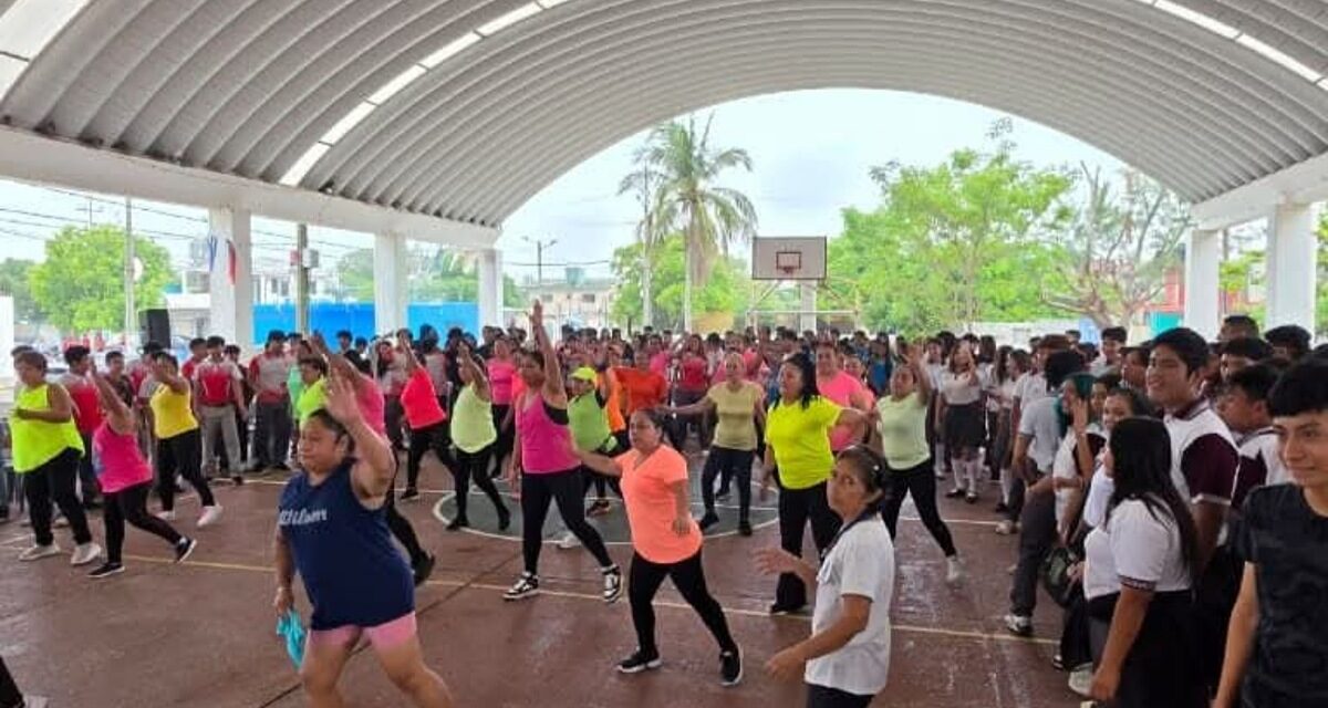 Ayuntamiento de Coatzacoalcos encabeza jornada masiva de activación física en la región