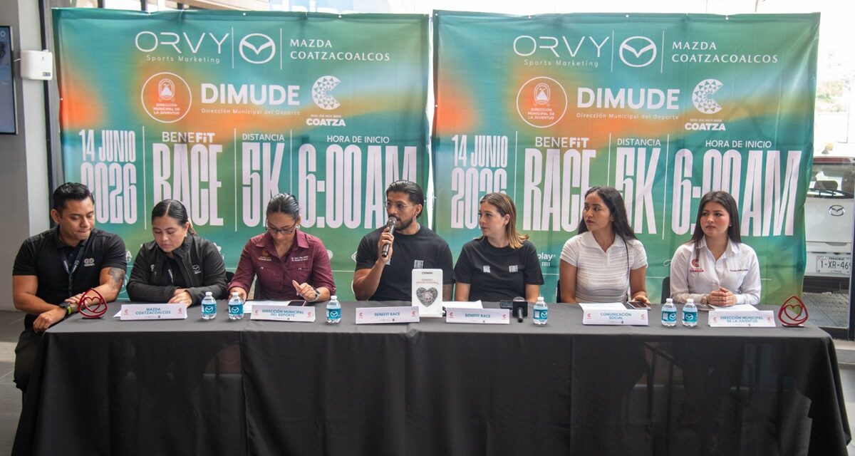 Ayuntamiento de Coatzacoalcos respalda realización de la carrera Benefit Race 2026