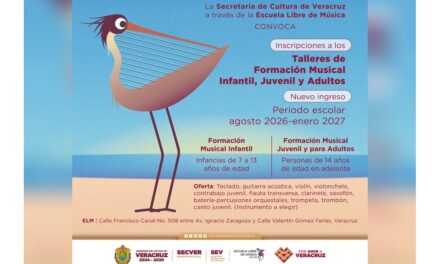 La SECVER abre convocatoria para ingresar a la Escuela Libre de Música
