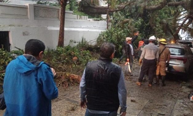 Lluvias dejan afectaciones en 13 municipios de Veracruz