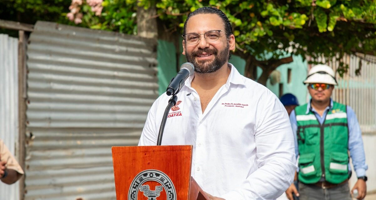 “Ya es hora de que la zona baja empiece a vivir con calidad”: arranca Pedro Miguel Rosaldo primera obra de su gobierno