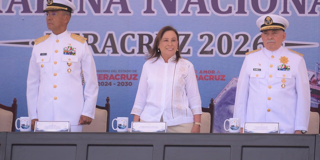 Veracruz, cuna de la soberanía marítima de México: Gobernadora