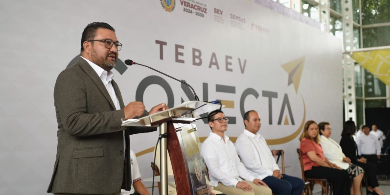 Refrenda DGB compromiso con el fortalecimiento del TEBAEV, institución clave para la educación media superior en Veracruz