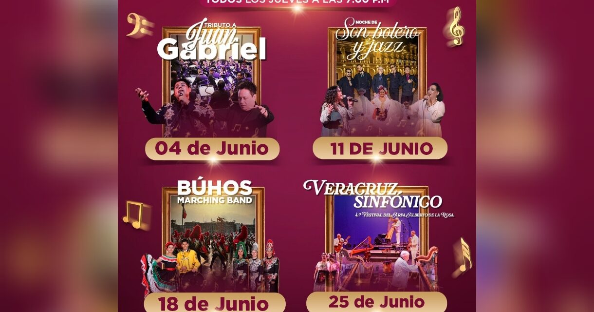 Jueves Musical llena de melodías y cultura la Plaza Lerdo