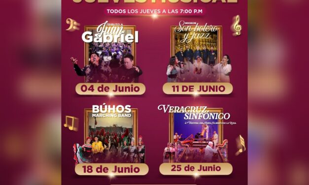 Jueves Musical llena de melodías y cultura la Plaza Lerdo