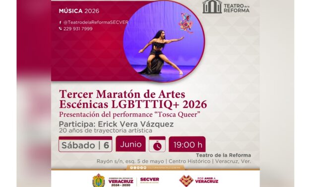 Tercer Maratón de Artes Escénicas LGBTTTIQ+ en el Teatro Reforma