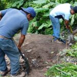 Atiende Obras Públicas de Coatzacoalcos daños por tormenta en Barrio Alegre