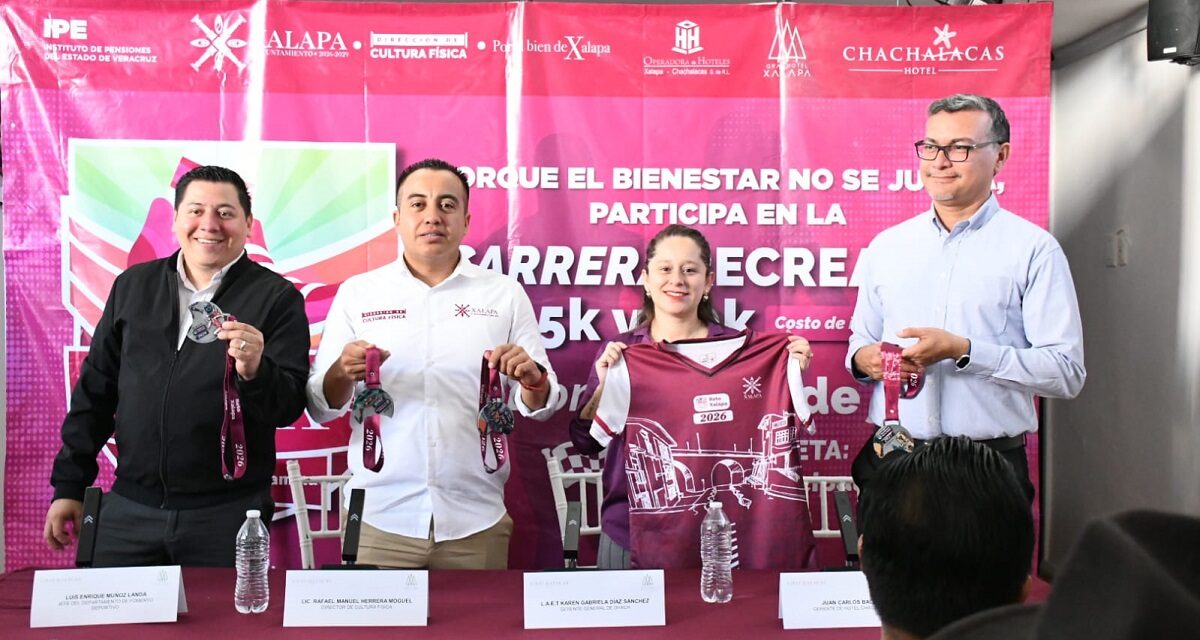 Todo listo para la primera carrera recreativa Xalapa; el sábado se realizará reconocimiento del circuito