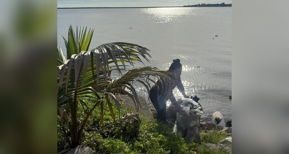 Coordinan Ayuntamiento de Coatzacoalcos y comerciantes limpieza en la zona de las Escolleras