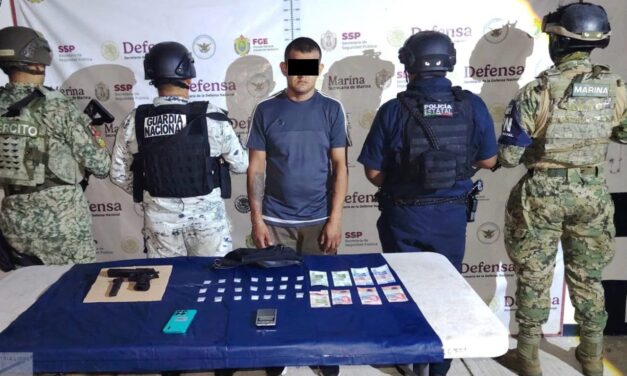 Reporta SSP aseguramiento de 445 kilos de presunta droga y 111 armas largas