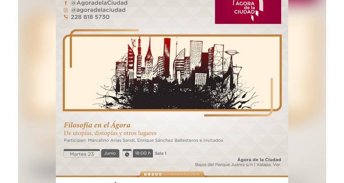 Invita la SECVER a conversatorio de filosofía en el Ágora de la Ciudad