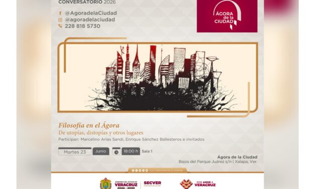 Invita la SECVER a conversatorio de filosofía en el Ágora de la Ciudad