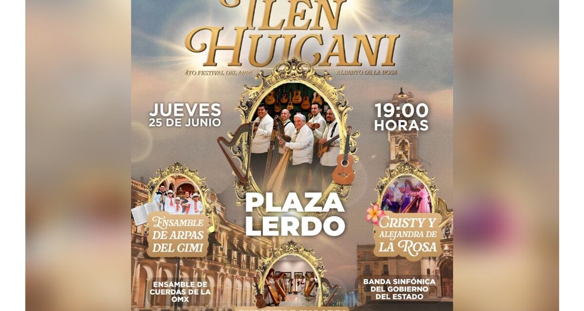 Jueves Musicales celebra el Festival del Arpa con Tlen Huicani