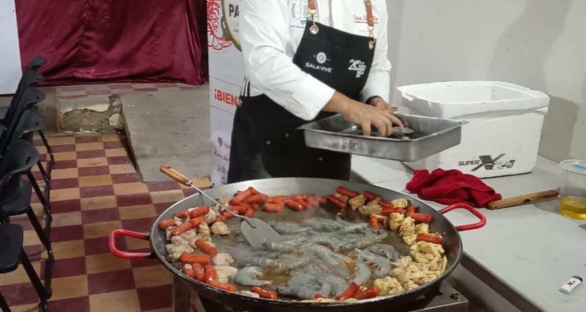 Realizan Segundo Festival de la Paella en Casa Bonilla en Coatepec