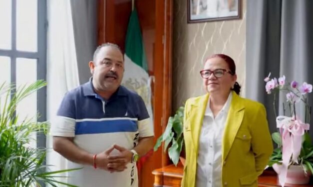 Cada vez más cerca nuevas unidades de transporte para Xalapa; se reúne Enrique Santos con Daniela Griego