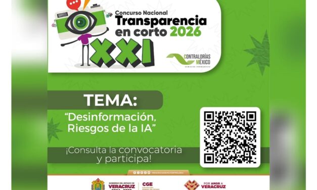 Invita Contraloría a participar en el Concurso Nacional Transparencia en Corto