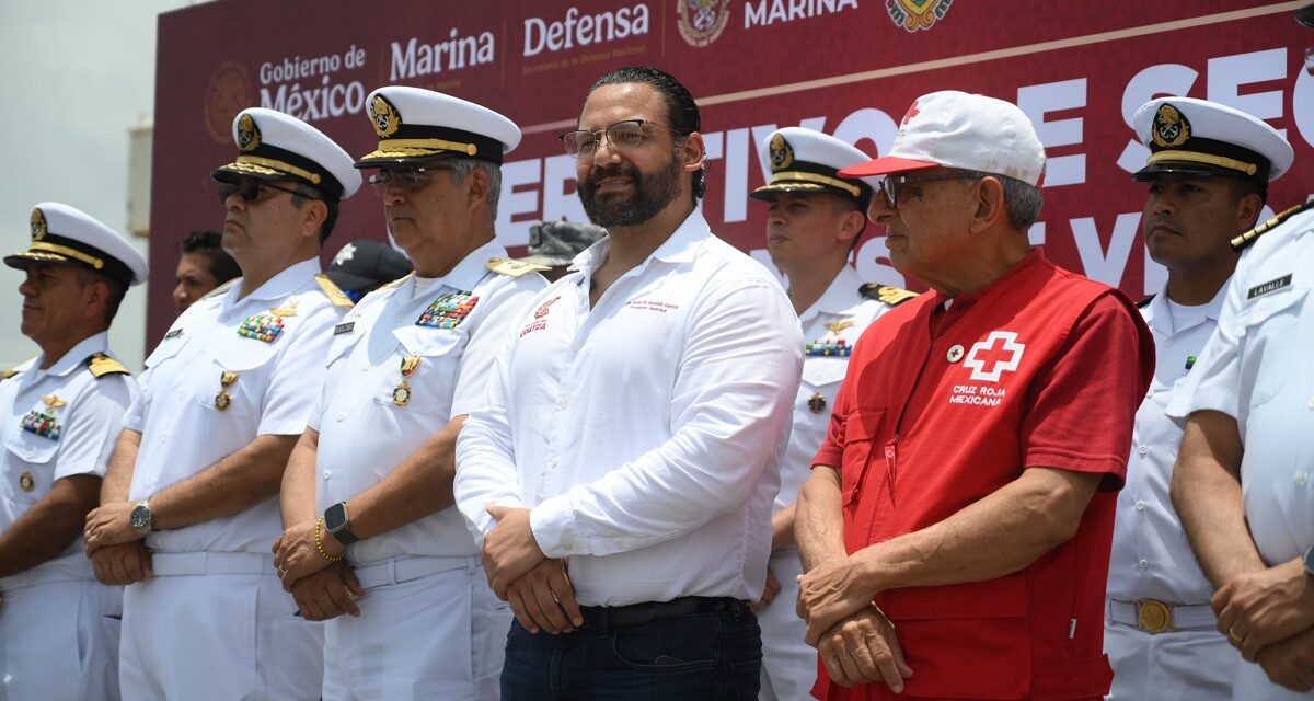 Arranca el Operativo “Plan Marina Salvavidas Verano 2026” en Coatzacoalcos