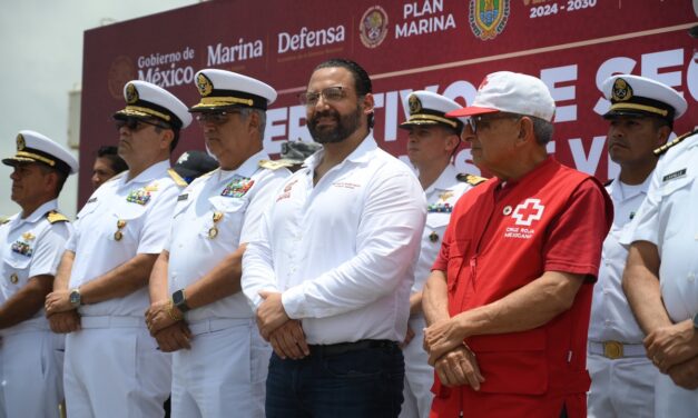 Arranca el Operativo “Plan Marina Salvavidas Verano 2026” en Coatzacoalcos