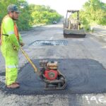 Fortalece SICT la conservación de la red carretera federal libre de peaje en Veracruz
