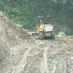 Atiende Centro SICT Veracruz derrumbes en el municipio de Ilamatlán por lluvias recientes