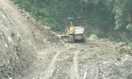 Atiende Centro SICT Veracruz derrumbes en el municipio de Ilamatlán por lluvias recientes
