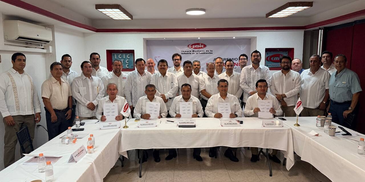 Reinstalan SICT Veracruz y CMIC la Comisión Mixta para fortalecer la calidad de la infraestructura en el Estado