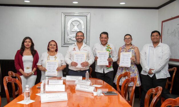 Fortalece Pedro Miguel Rosaldo la capacitación y el empleo con firma de convenio interinstitucional