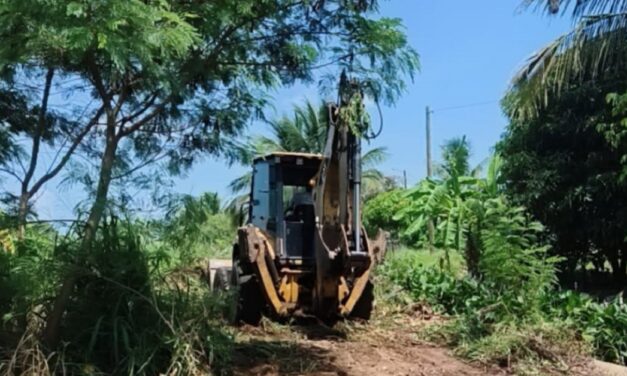 Avanzan obras de mantenimiento e infraestructura en Coatzacoalcos para prevenir inundaciones