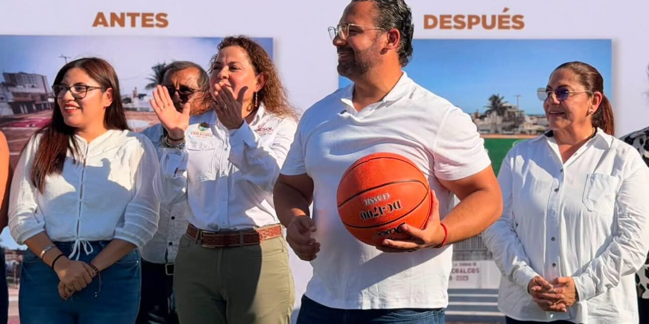 Rehabilitan parque abandonado en la colonia Pensiones de Coatzacoalcos