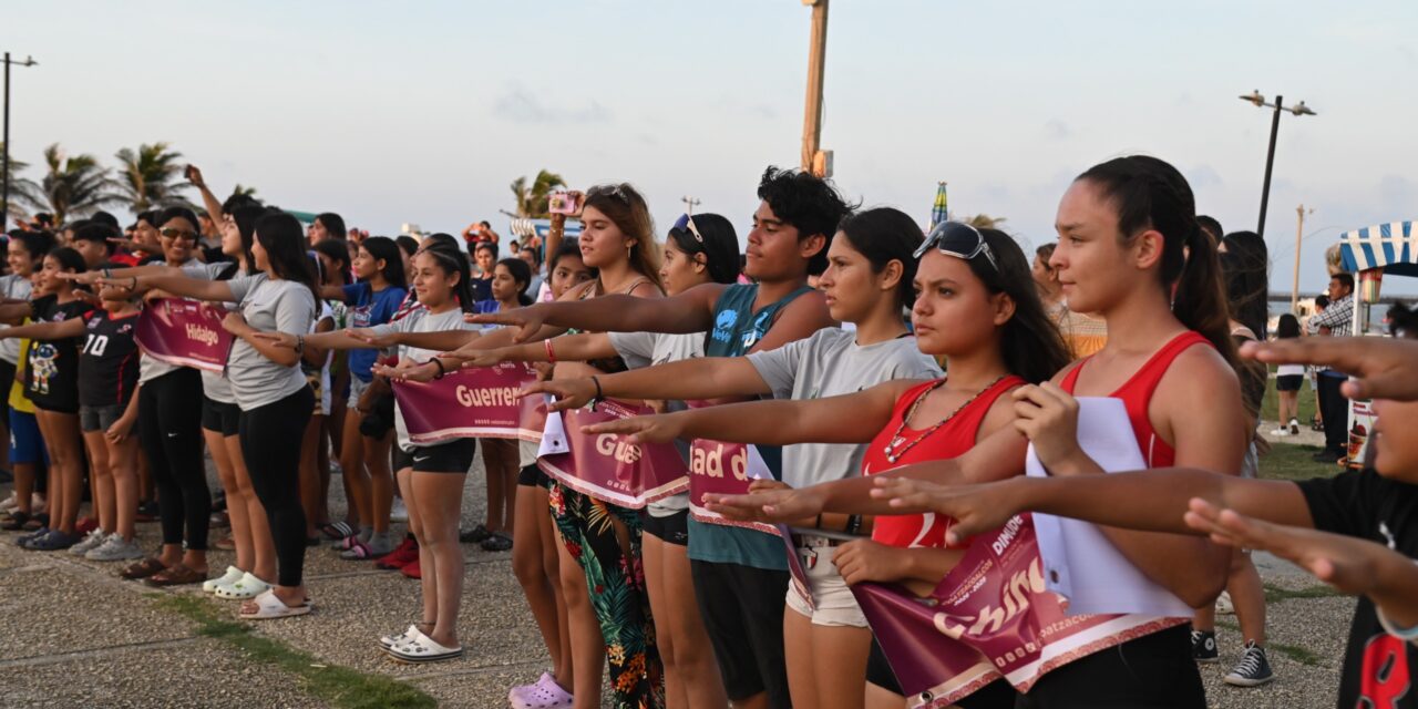 Inauguran en Coatzacoalcos el Festival Nacional Infantil y Juvenil de Voleibol de Playa