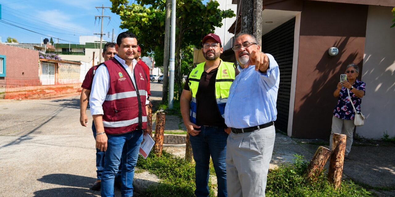 “Estamos rescatando la ciudad”: supervisa Pedro Miguel Rosaldo obras de rehabilitación en la colonia Vistalmar
