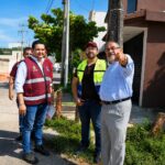 “Estamos rescatando la ciudad”: supervisa Pedro Miguel Rosaldo obras de rehabilitación en la colonia Vistalmar