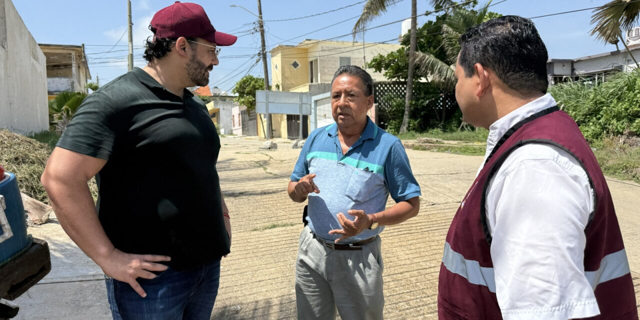 Supervisa Pedro Miguel Rosaldo atención inmediata a socavón en Pensiones