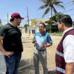 Supervisa Pedro Miguel Rosaldo atención inmediata a socavón en Pensiones