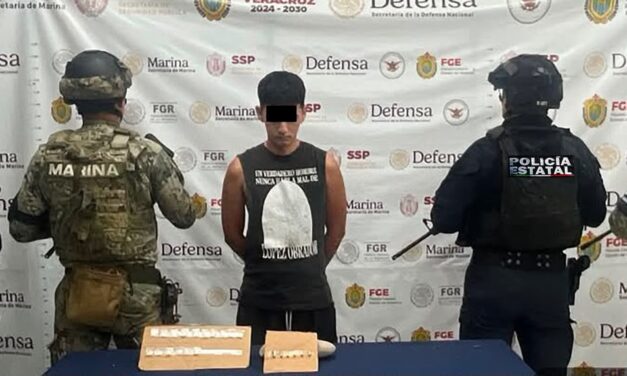 Aprehende SSP a 19 personas y decomisa 150 dosis de presunta droga