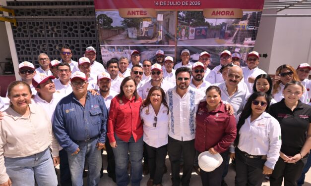 Rocío Nahle entrega planta potabilizadora para 48 mil habitantes de Pueblo Viejo y Tampico Alto