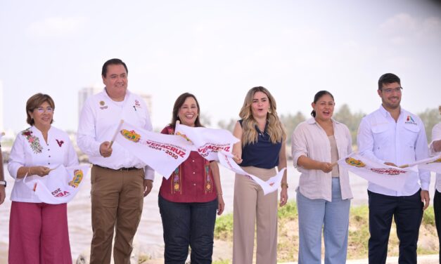 Cumple Rocío Nahle compromiso; inicia construcción del Puente del Sotavento