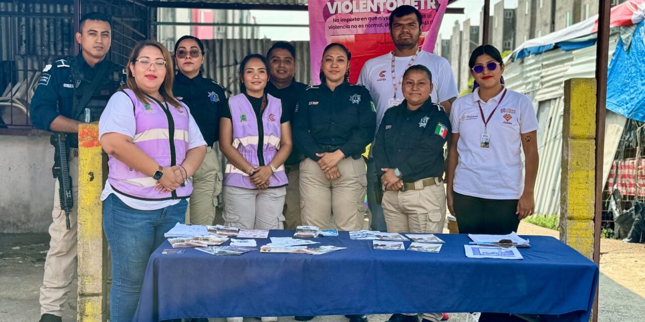 Benefician a más de mil ciudadanos con módulos informativos para la prevención de la violencia