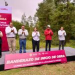 La palabra se cumple; inicia Rocío Nahle camino sacacosechas en Ixhuacán
